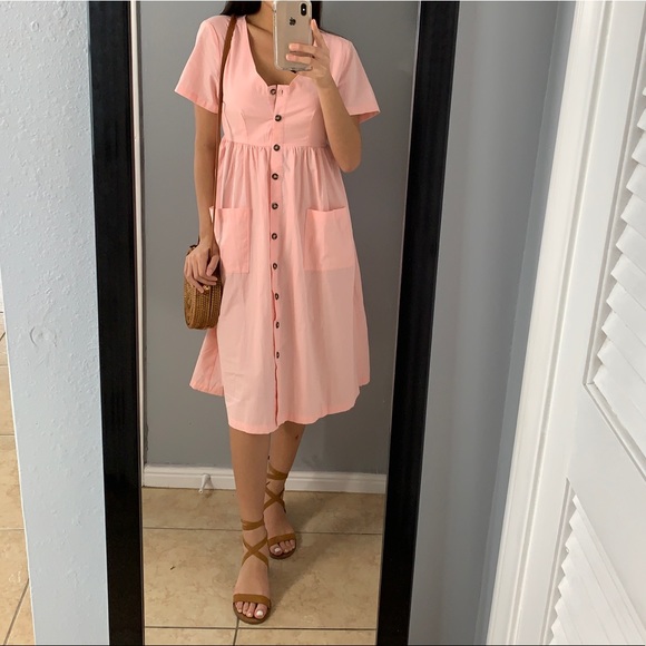 Dresses & Skirts - Wooden button maxi dress